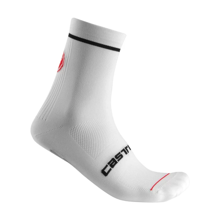 Castelli ponožky Entrata 9 cm white