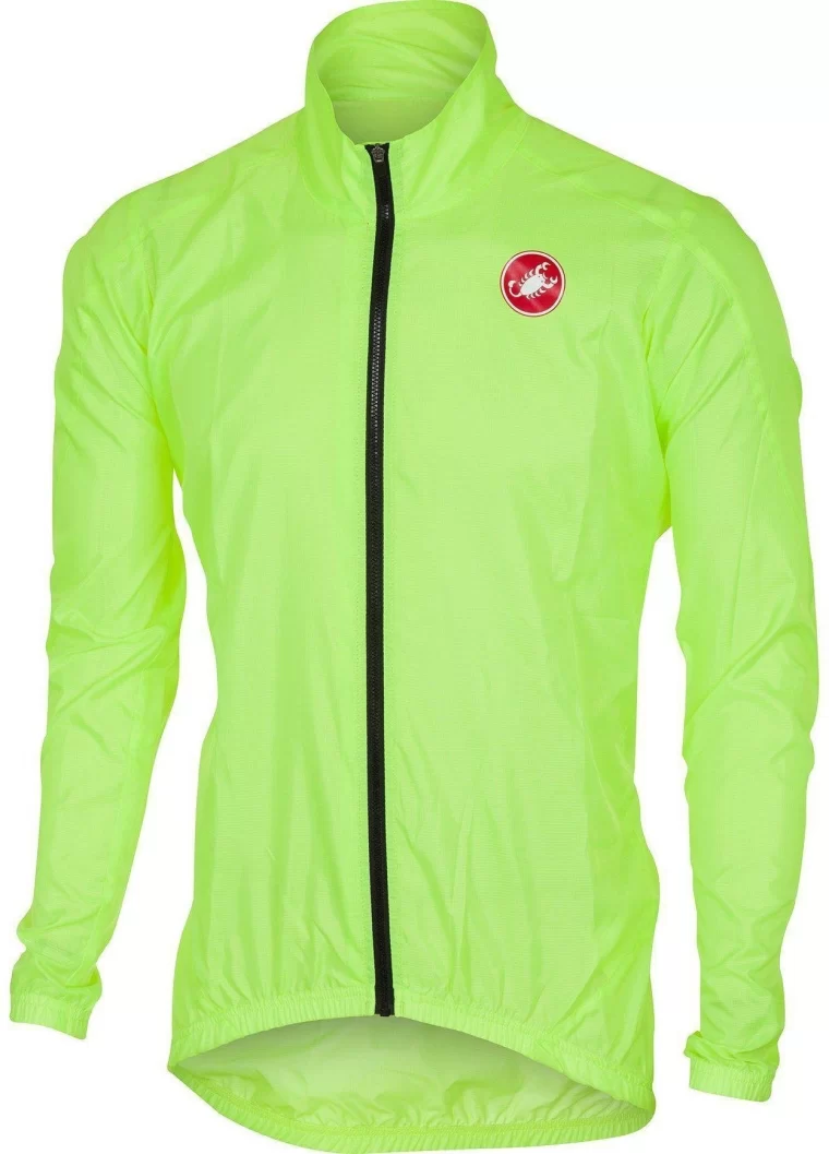 Castelli větrovka Squadra Er yellow fluo