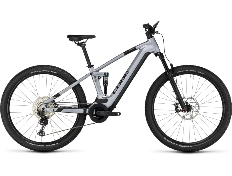 Cube Stereo Hybrid 120 Race 750 polarsilver´n´black 2024