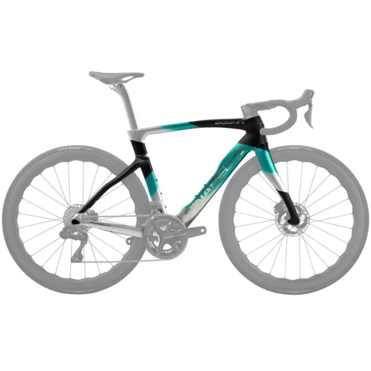 Pinarello rámová sada Dogma F Disc Frameset Nebula Green Silver